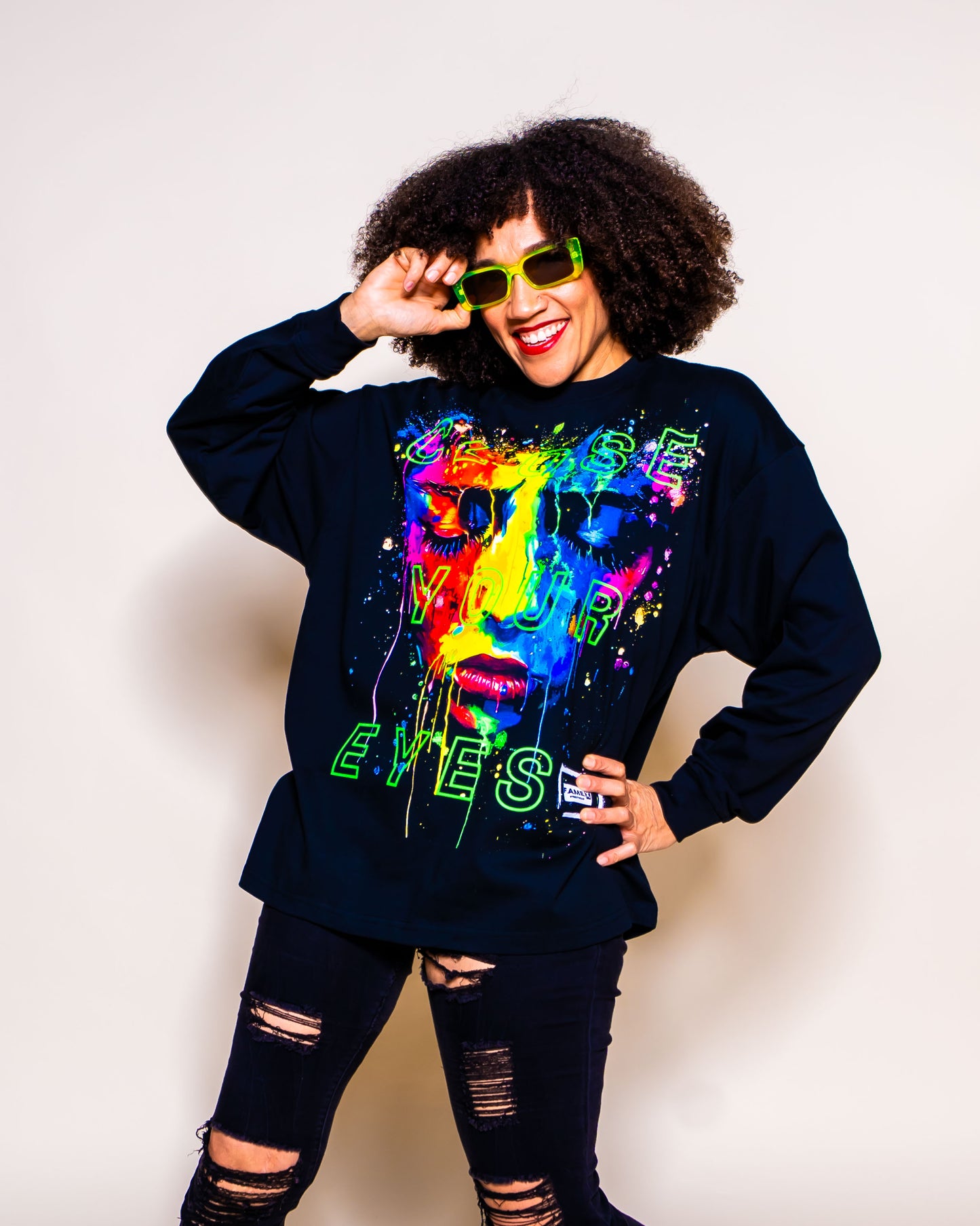 Close Your Eyes - Long Sleeve Tee