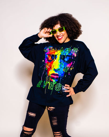 Close Your Eyes - Long Sleeve Tee