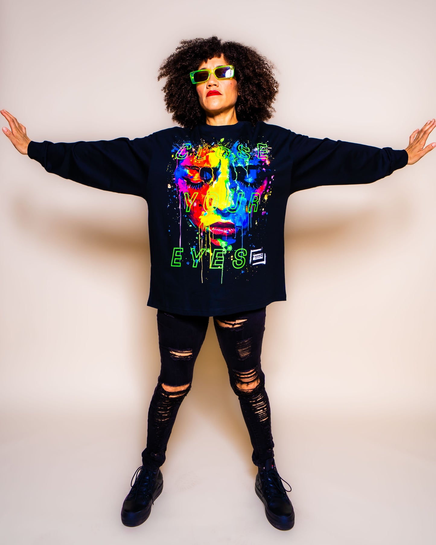Close Your Eyes - Long Sleeve Tee
