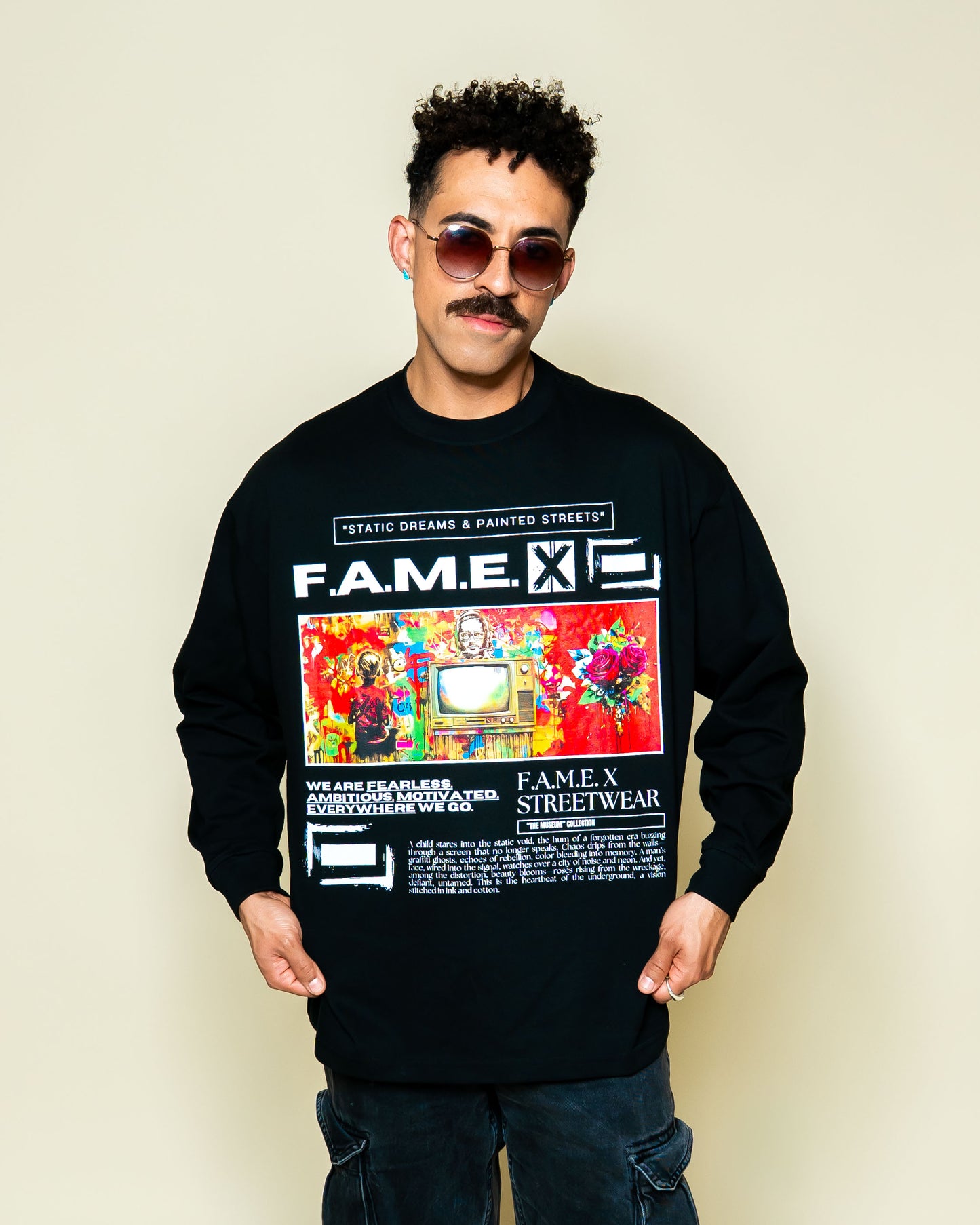 Static Dreams - Long Sleeve Tee