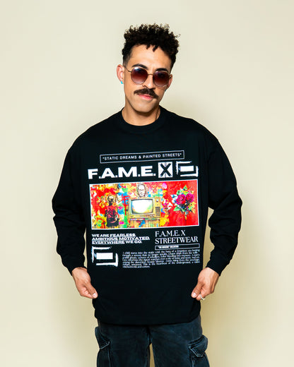Static Dreams - Long Sleeve Tee