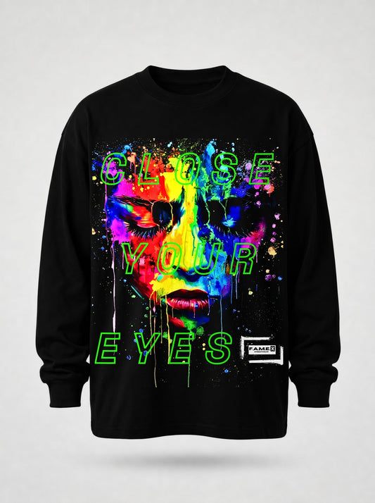 Close Your Eyes - Long Sleeve Tee