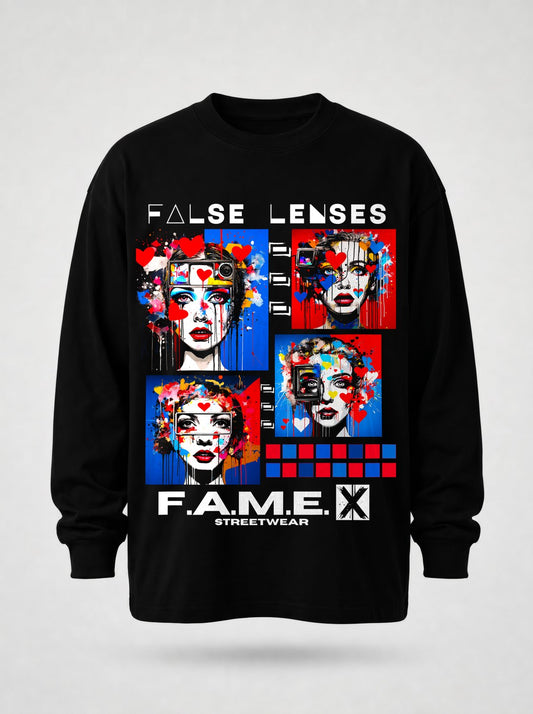 False Lenses - Long Sleeve Tee